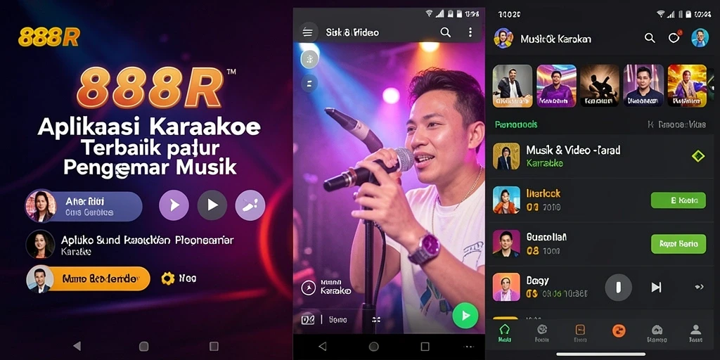Antarmuka pengguna 888R yang intuitif dan penuh warna.