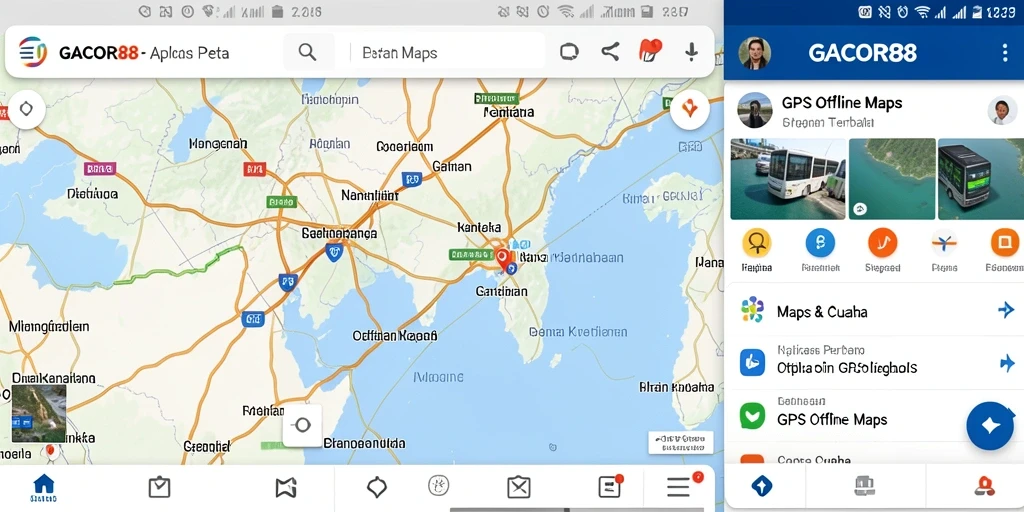 Tampilan antarmuka GACOR88 untuk GPS Offline Maps yang informatif.
