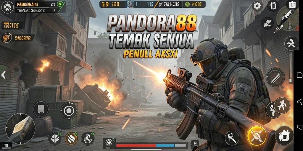 Antarmuka PANDORA88 menampilkan aksi tembak yang mendebarkan.