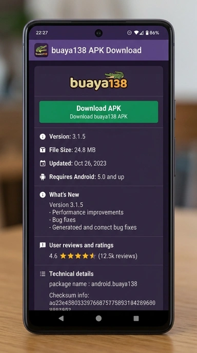 Unduh APK buaya138 untuk Pengguna Android Indonesia