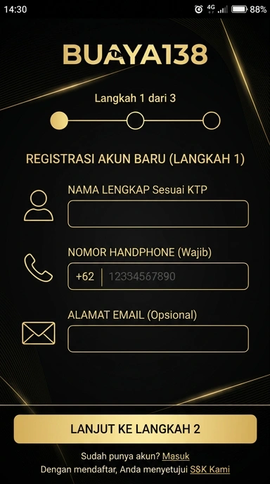 Buat Akun Baru di Buaya138 dengan Mudah